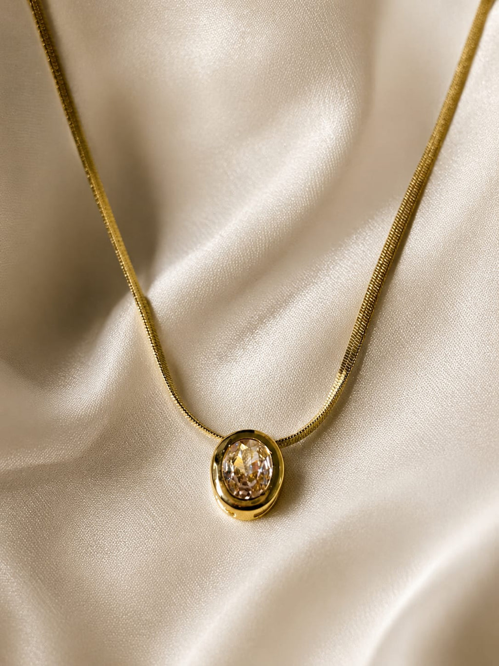 Timeless Solitaire Necklace