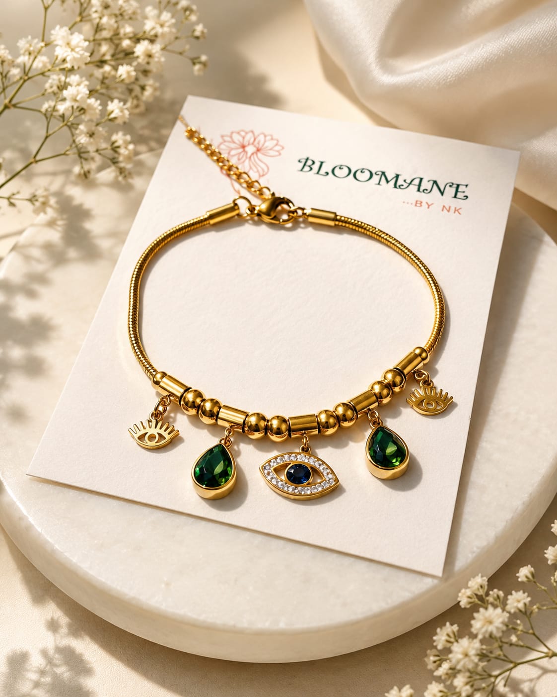 Evil Eye Charm Bracelet (With Premium Gift Box)