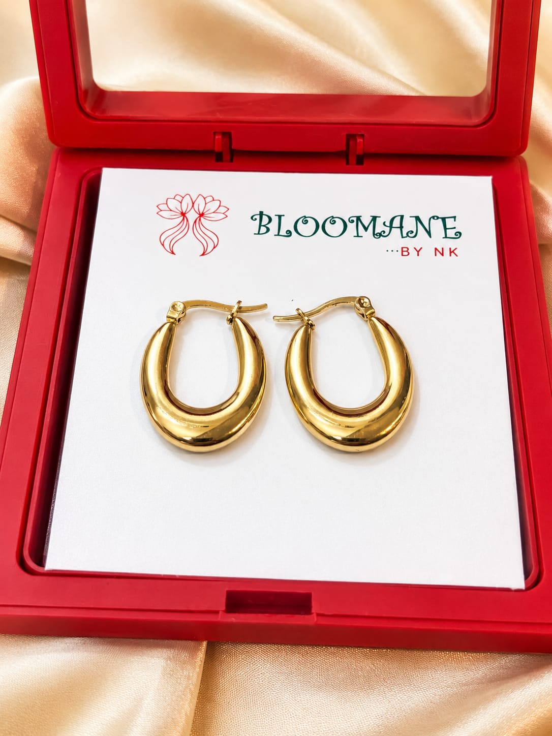 Luna Chunky Hoop Earrings