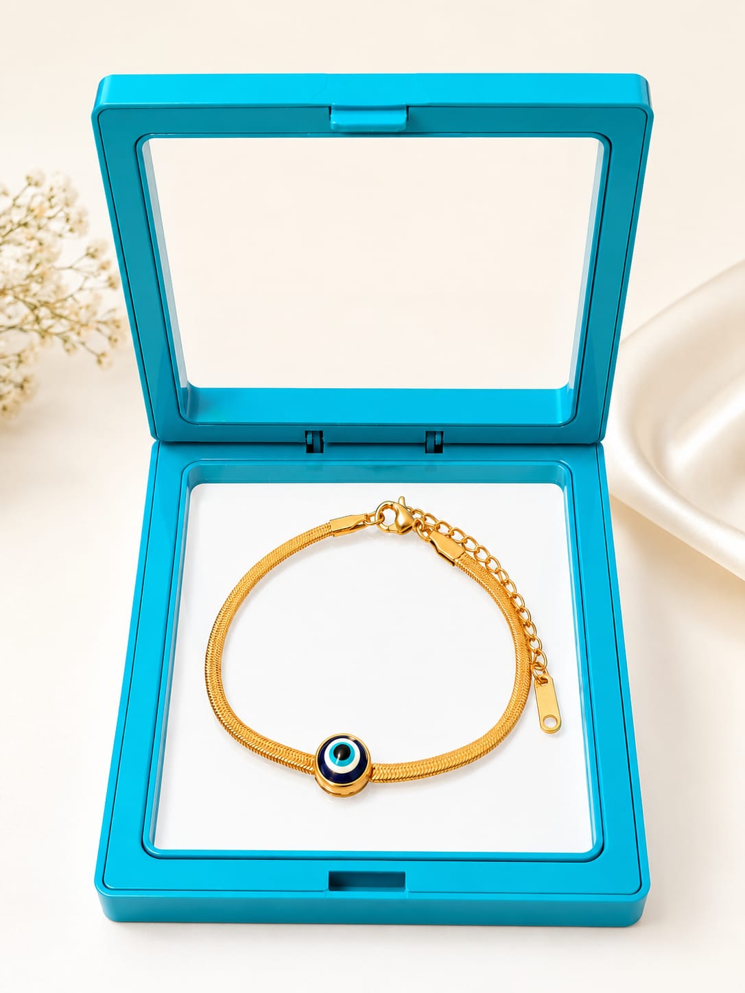 Gold Evil Eye Bracelet